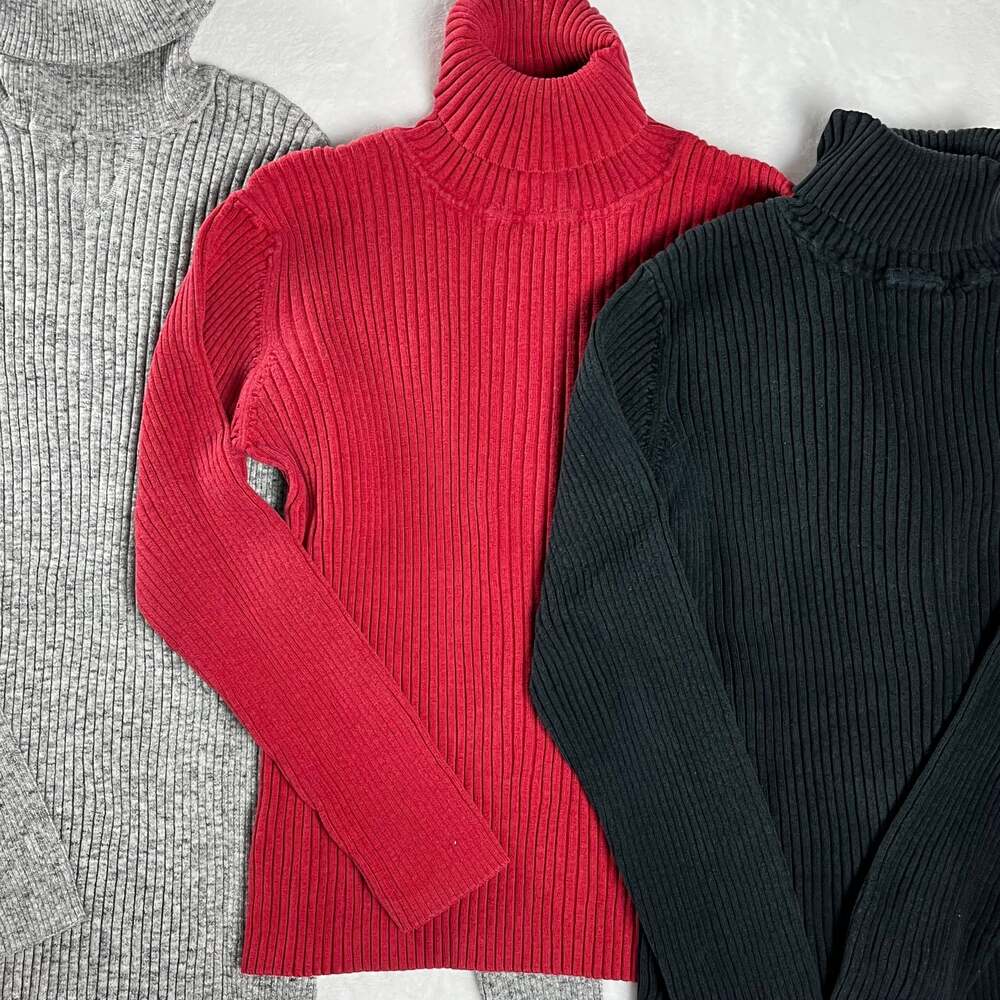 Ruff Hewn Cotton Turtleneck Sweaters Lot of 3 XL Minimalist‎